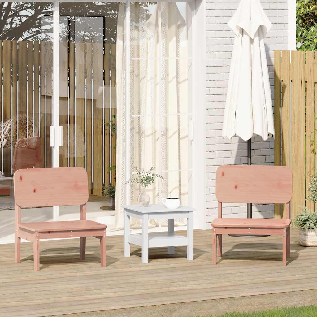 Cadeiras de jardim 2 pcs 60x52,5x72cm madeira de douglas maciça