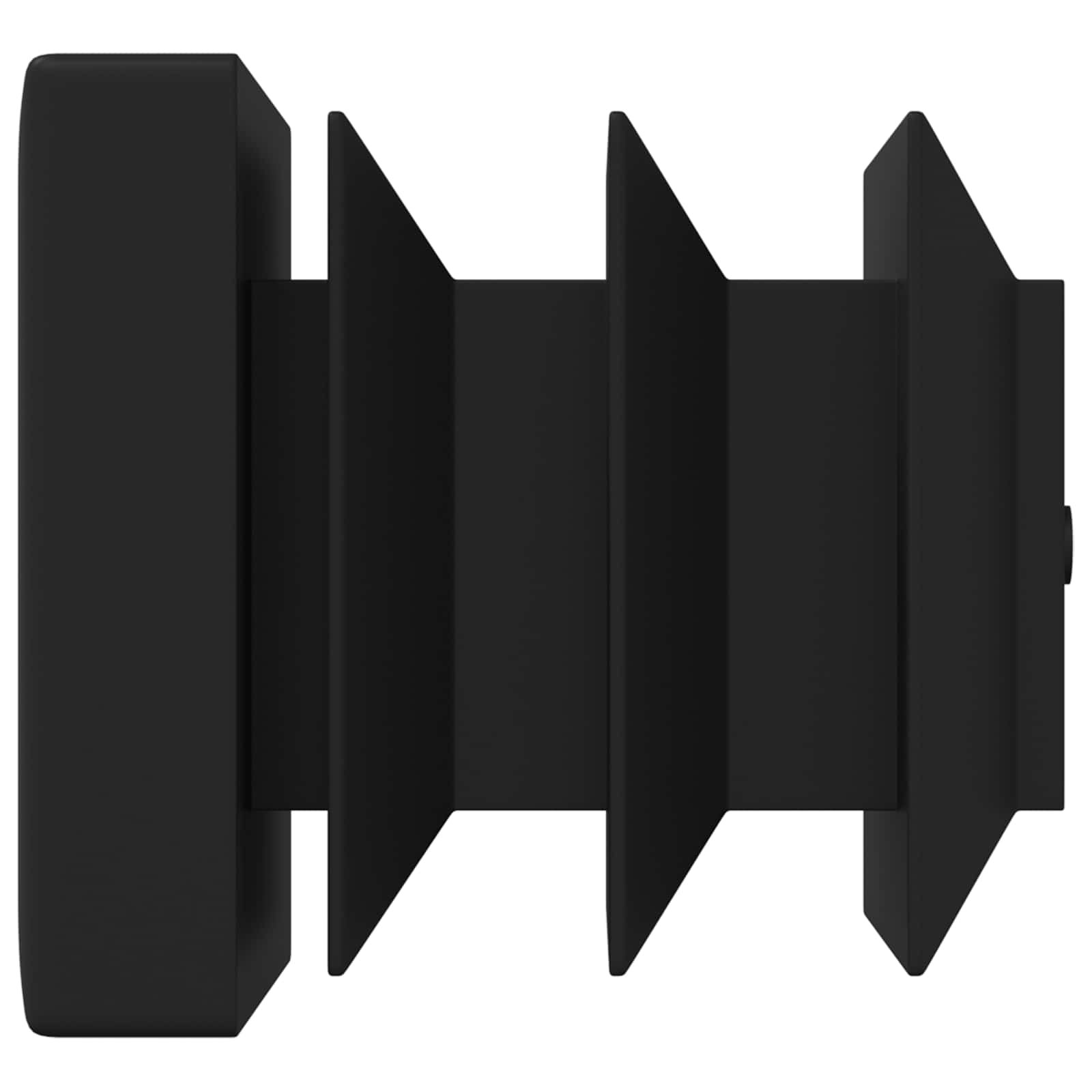 Tampas de extremidade 10909 unid. preto 15 x 15 x 15 mm PP