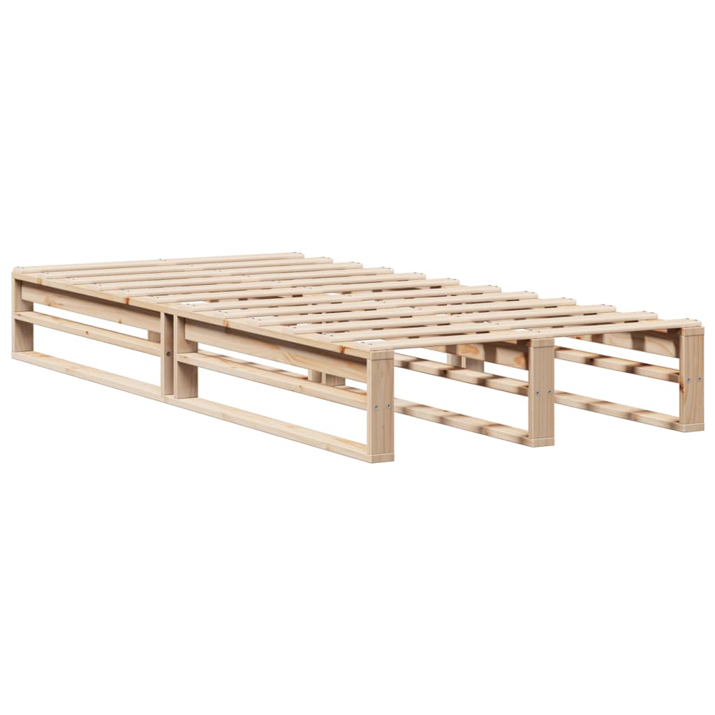 Cama sem colchão 90x190 cm madeira de pinho maciça