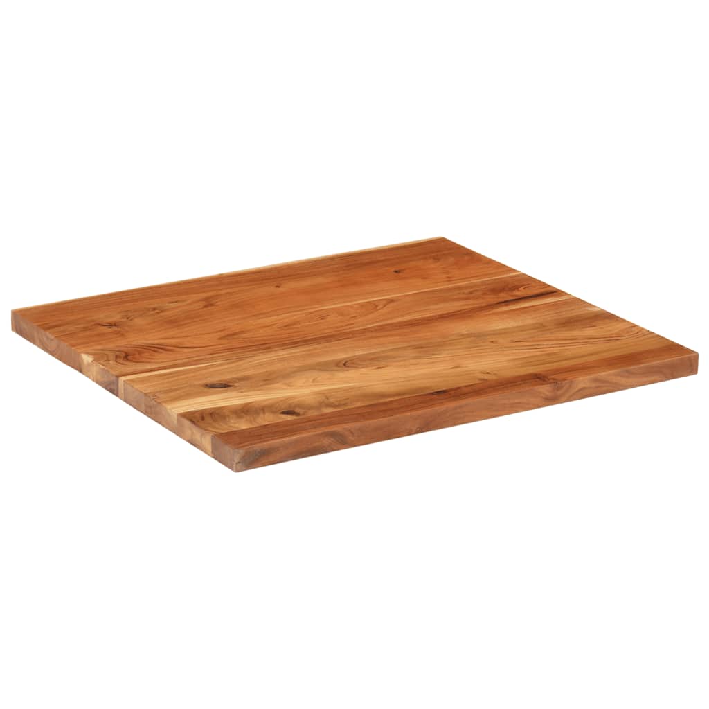 Tampo de mesa retangular 110x80x3,8 cm madeira de acácia maciça
