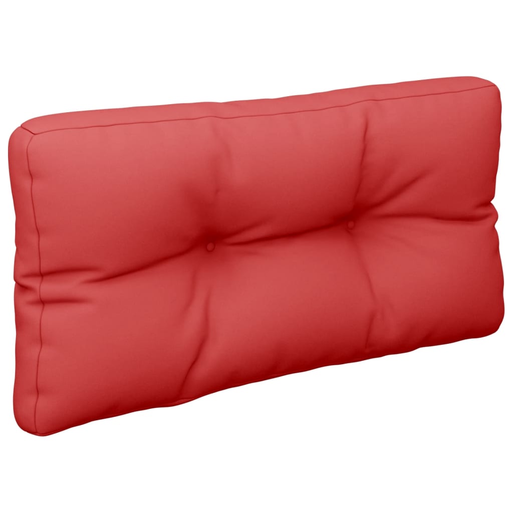 Almofadão para sofá de paletes 80x40x12 cm tecido vermelho