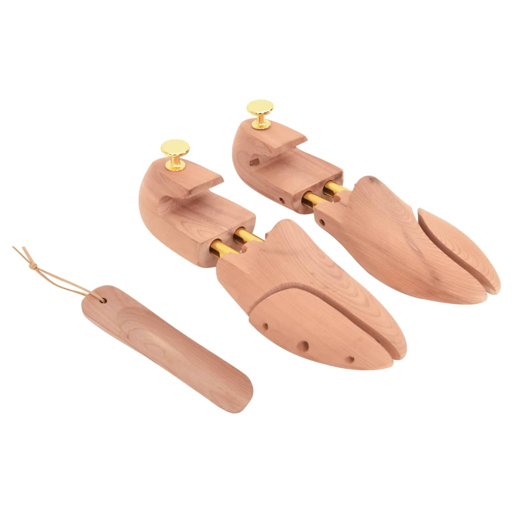 Alargador de calçado com calçadeira eu 44-45 cedro maciço