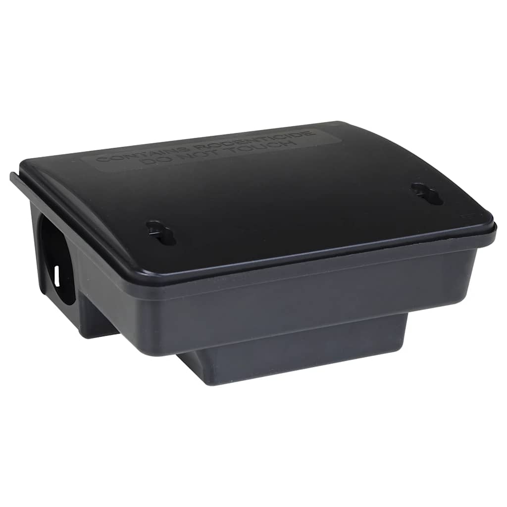 Armadilhas para ratos 6 pcs preto 23x19x9,5 cm