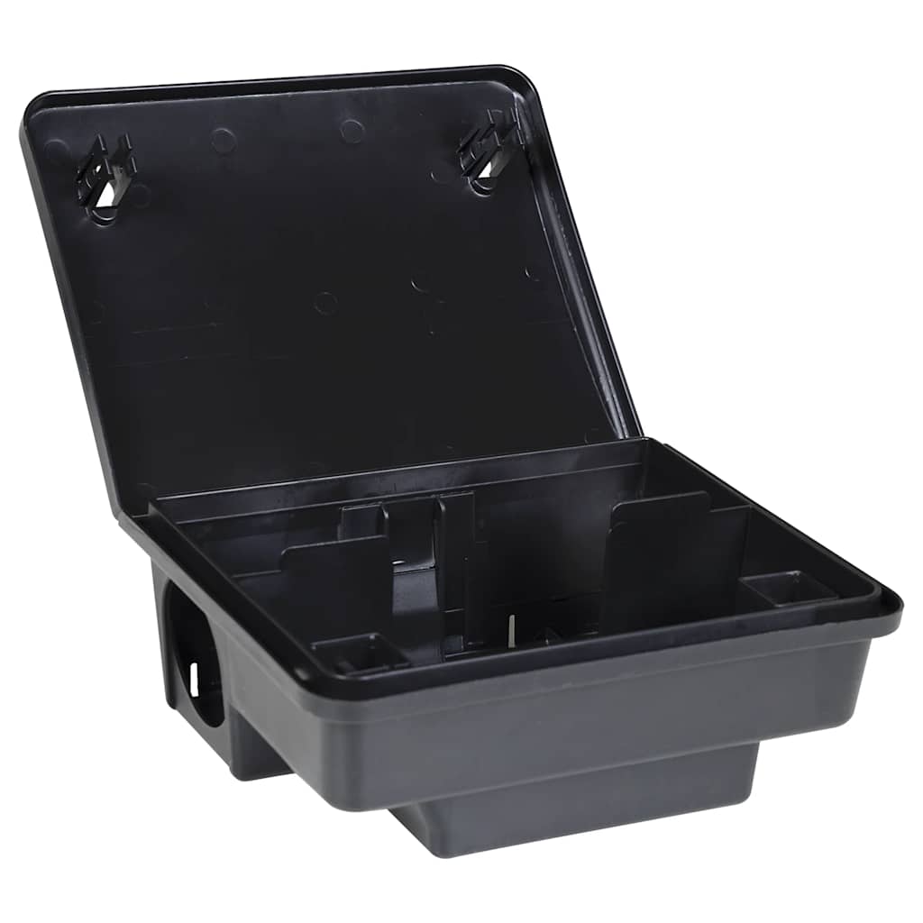 Armadilhas para ratos 6 pcs preto 23x19x9,5 cm