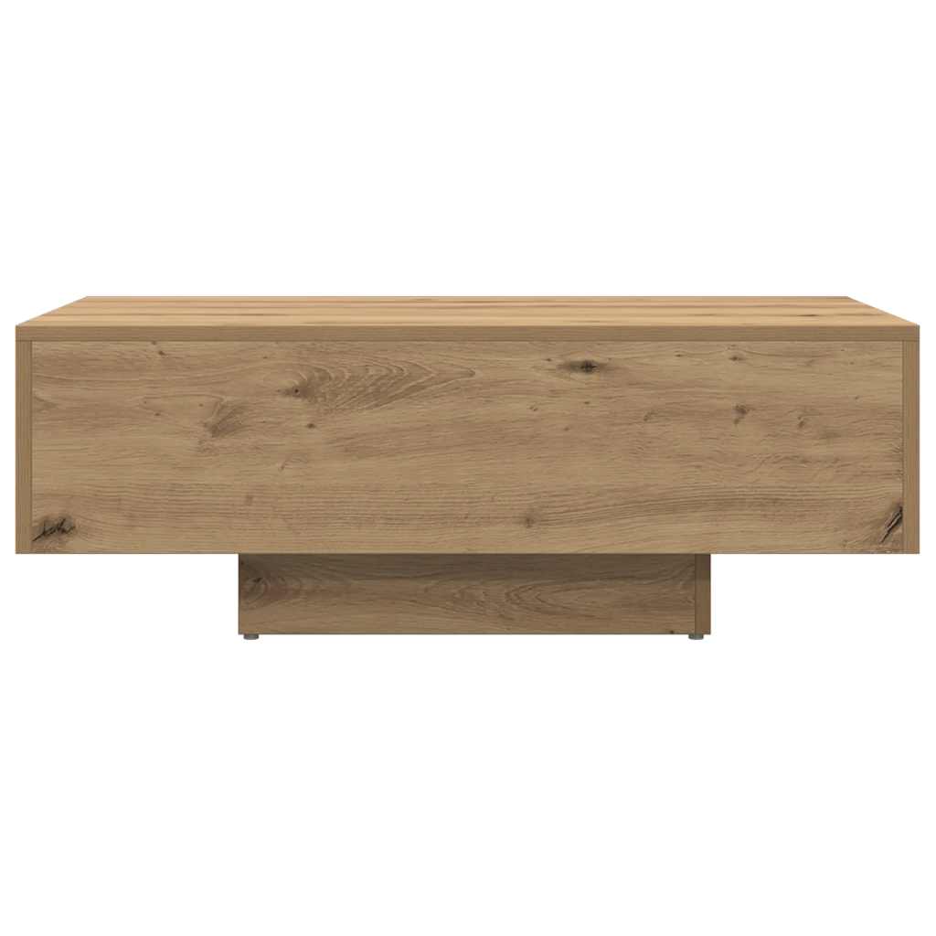 Mesa de centro 85x55x31 cm deriv. madeira carvalho artisiano