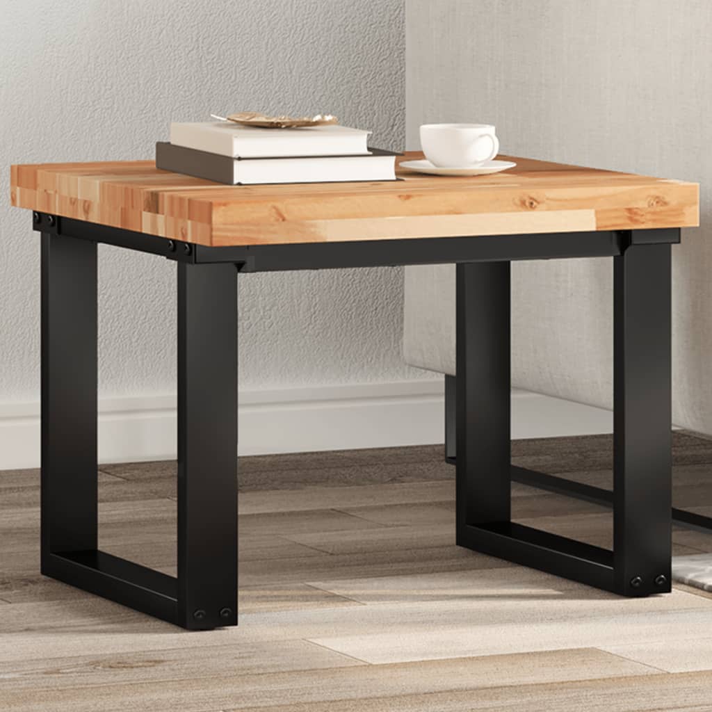 Tampo de mesa quadrado 50x50x4 cm madeira de acácia maciça
