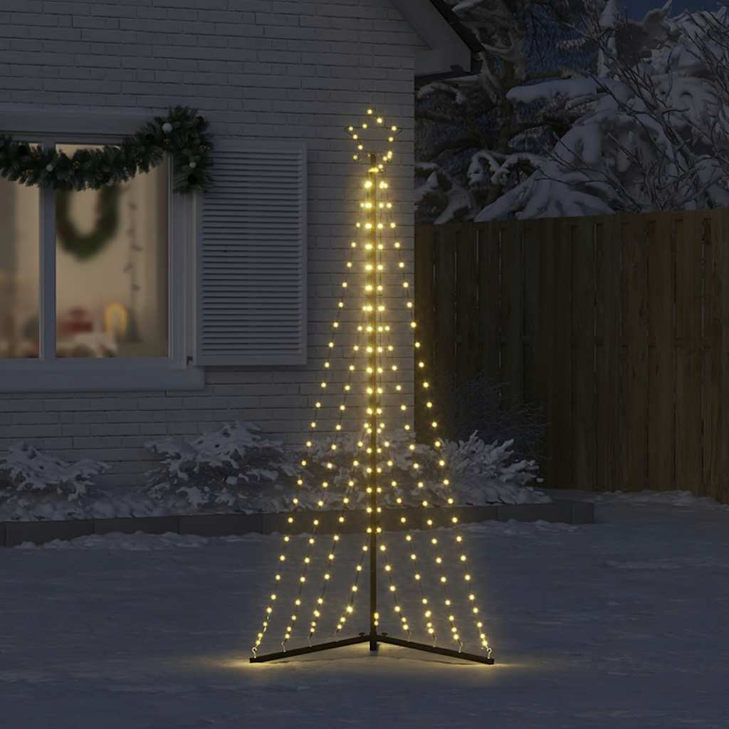 LED árvore de natal 339 leds branco quente 187 cm
