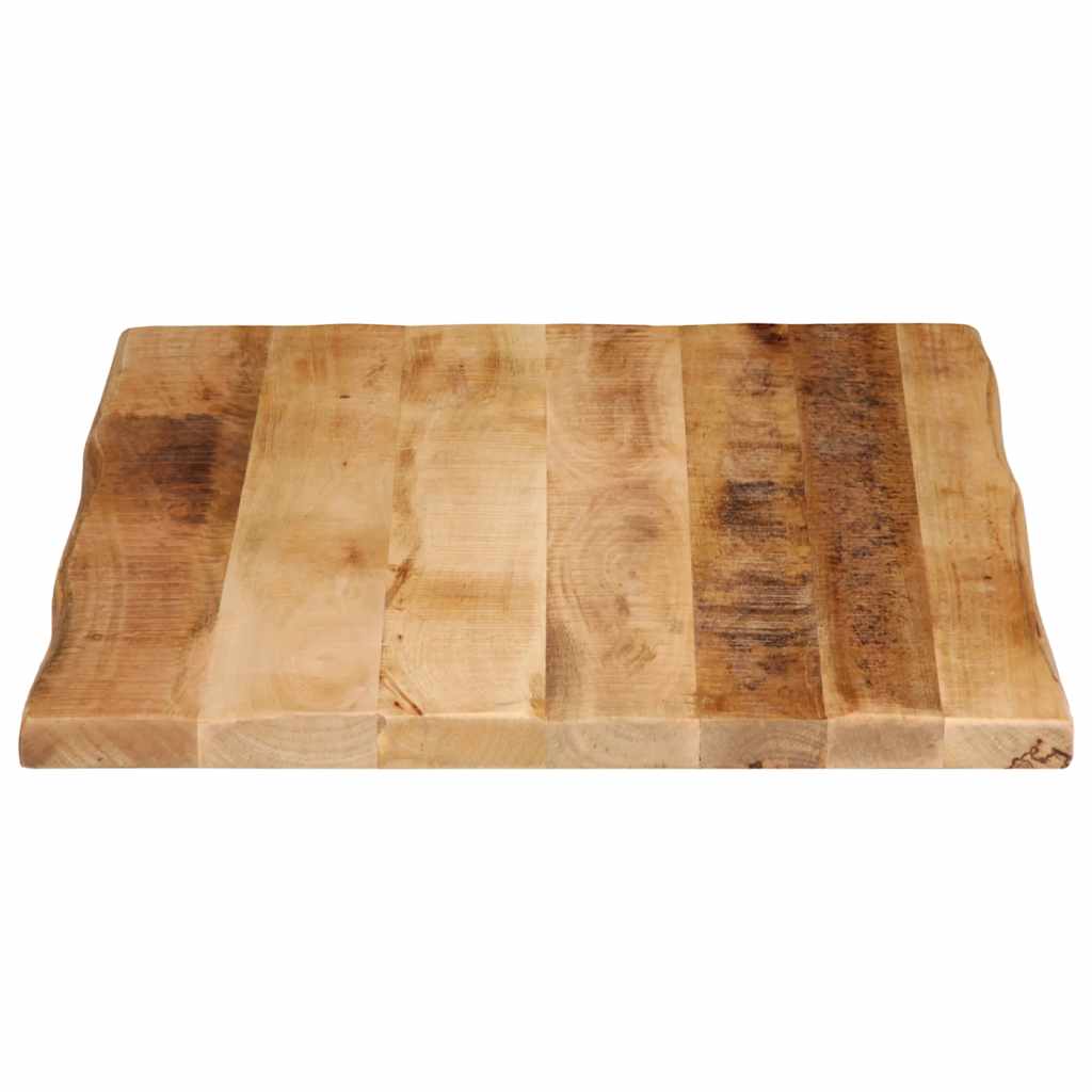 Tampo de mesa c/ borda viva 80x60x2,5cm mangueira áspera maciça