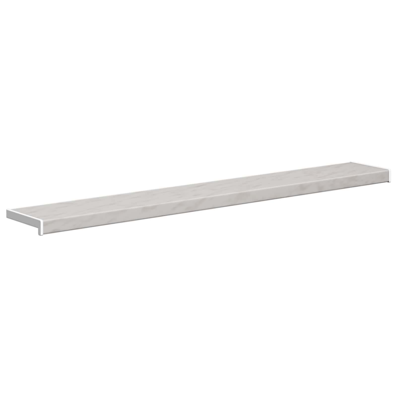 Soleira de janela textura de mármore 140 x 25 x 4,5 cm PVC