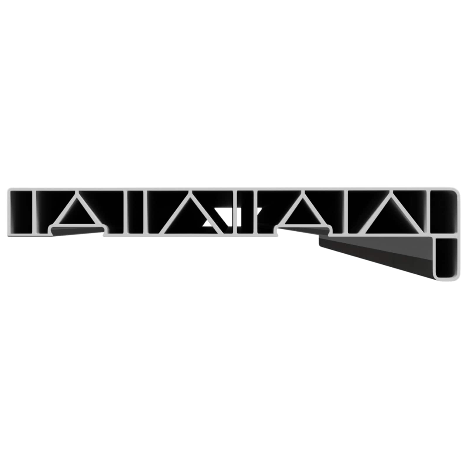 Soleira de janela textura de mármore 140 x 25 x 4,5 cm PVC