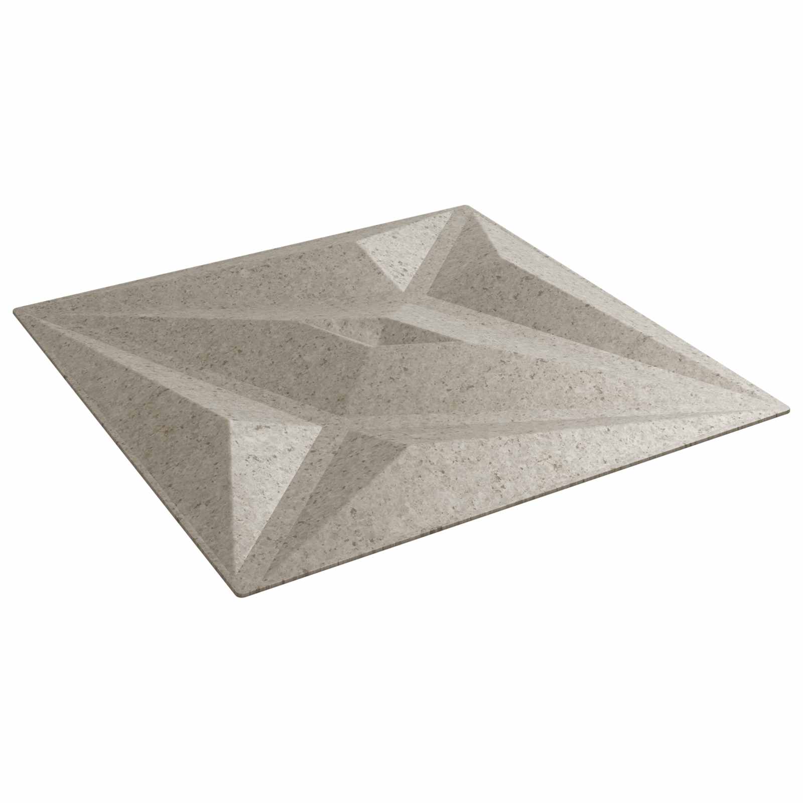 Painéis de parede 24 unid. 50 x 50 cm beton estrela espuma xps