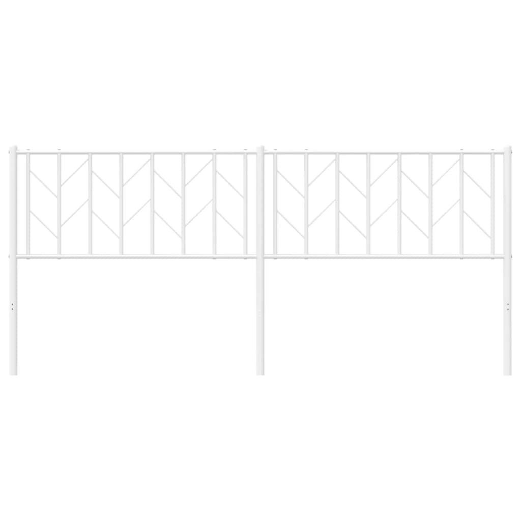 Cabeceira de substituição 193 cm metal branco