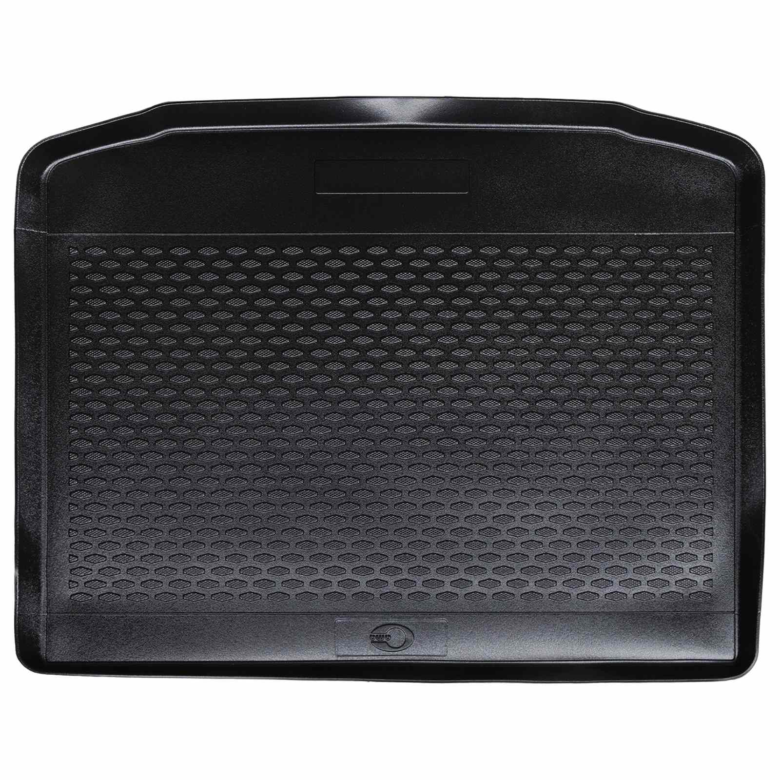Tapete de porta-malas preto borracha