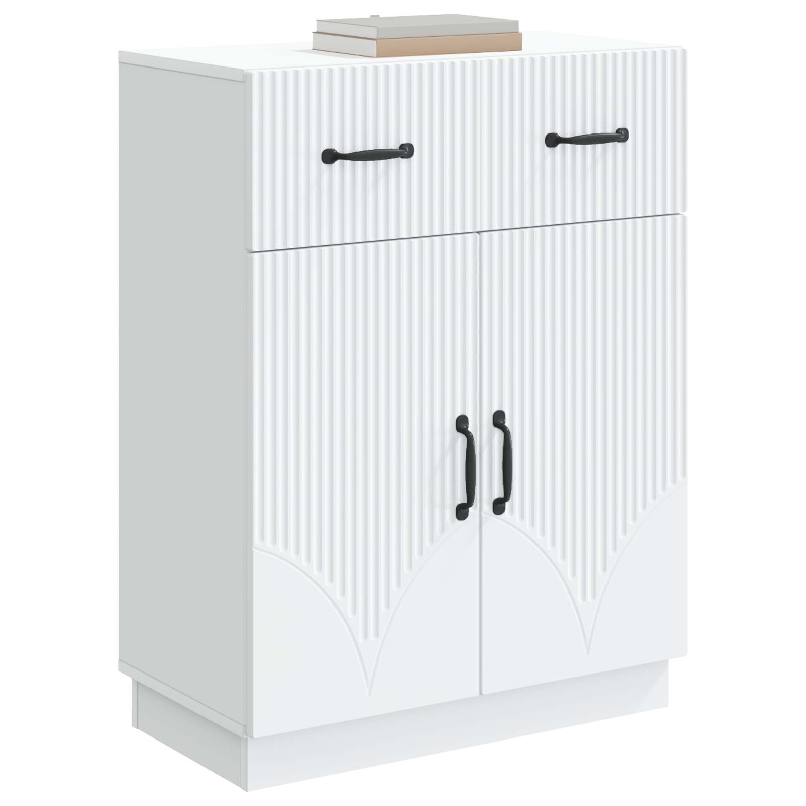 Buffet branco 66 x 34,5 x 87 cm derivados de madeira