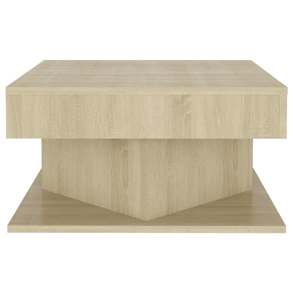 Mesa de centro 57x57x30 cm derivados de madeira carvalho sonoma
