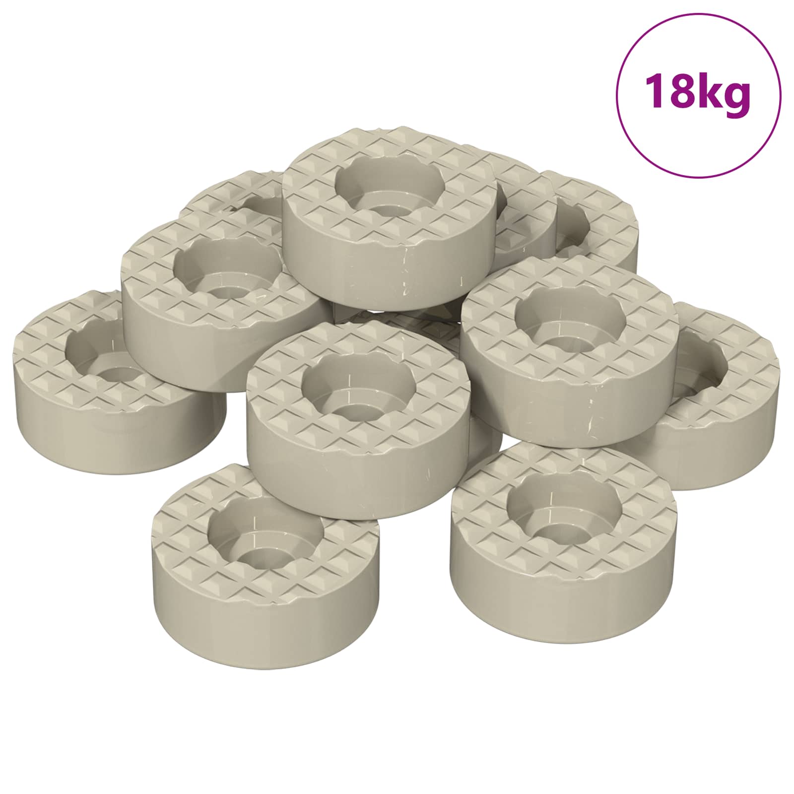 Protetores de piso para pernas de cadeira 18000 unid. PVC
