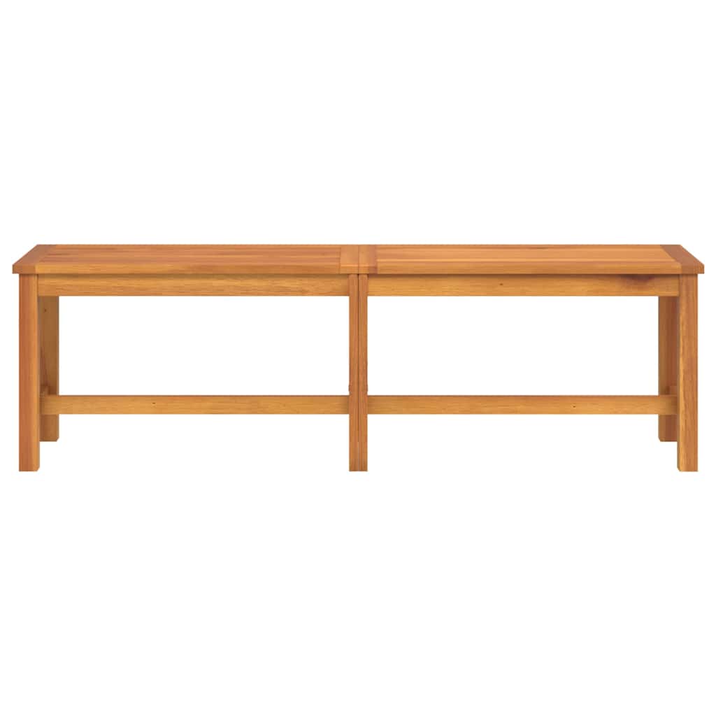Banco de jardim 150x35x45 cm madeira de acácia maciça