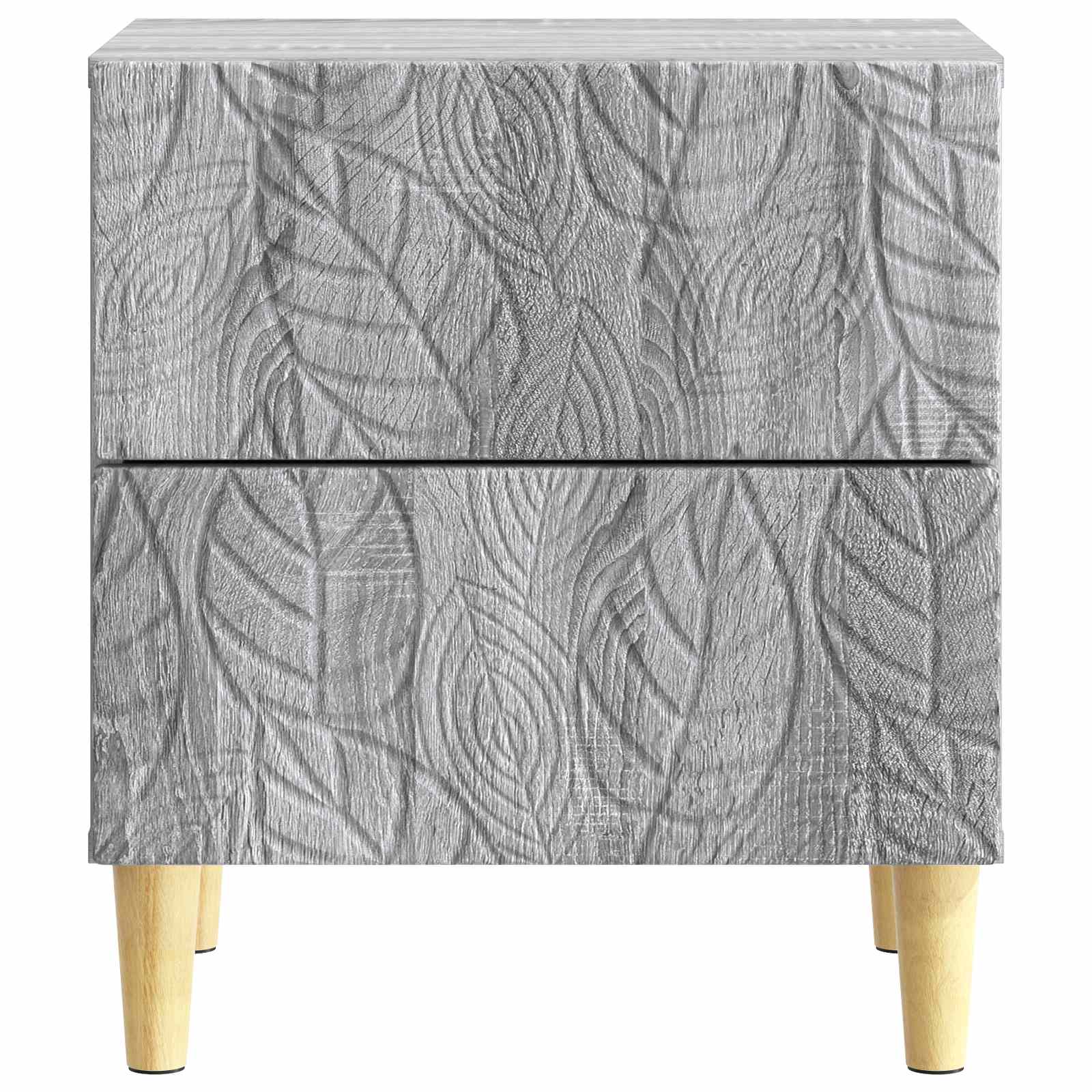 Mesa-de-cabeceira sonoma cinzento 43 x 34,5 x 48 cm