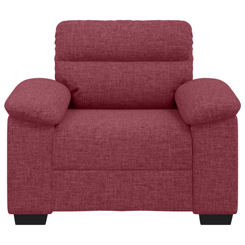 Poltrona 100x81x84 cm tecido vermelho tinto