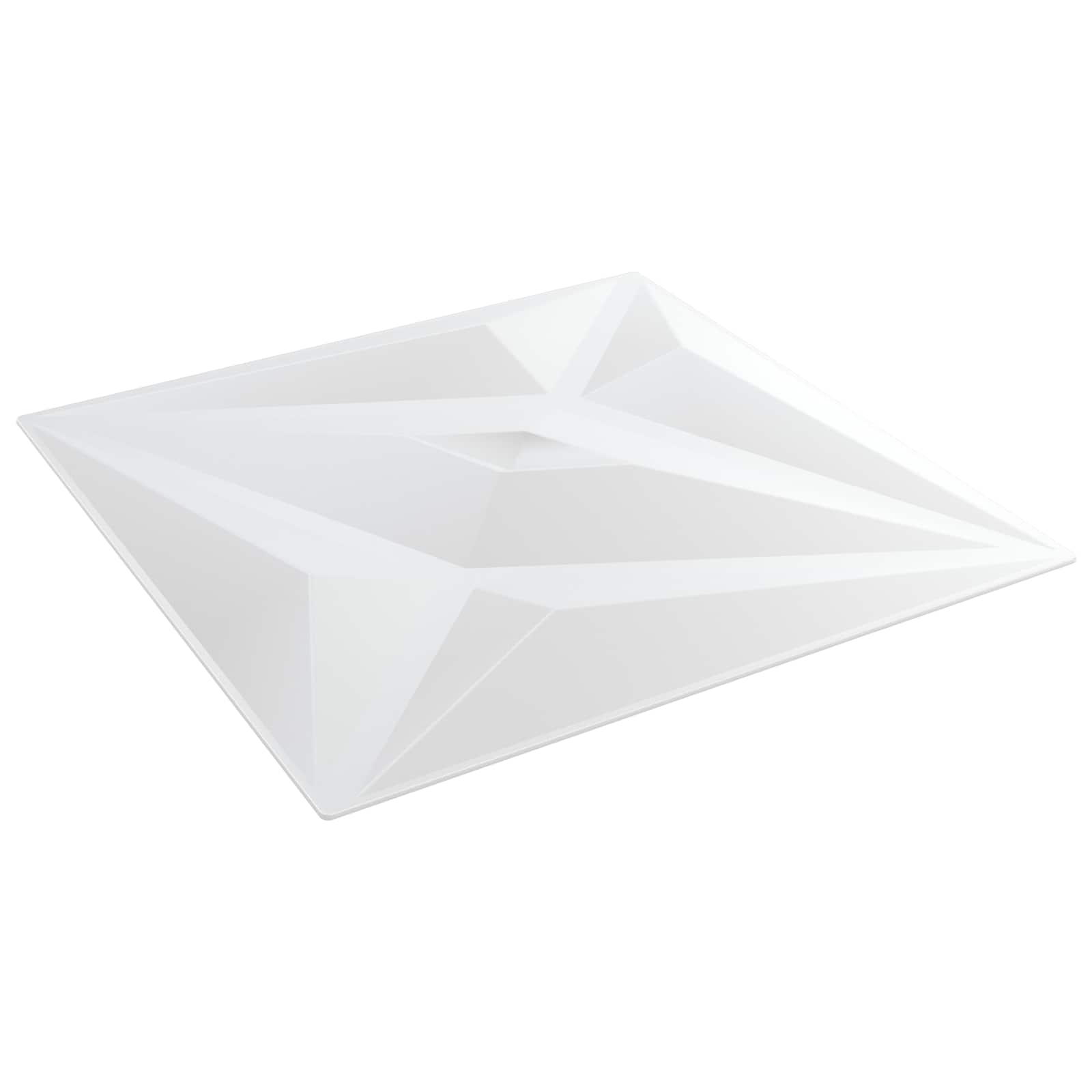 Painéis de parede 24 unid. 50 x 50 cm estrela branca espuma xps