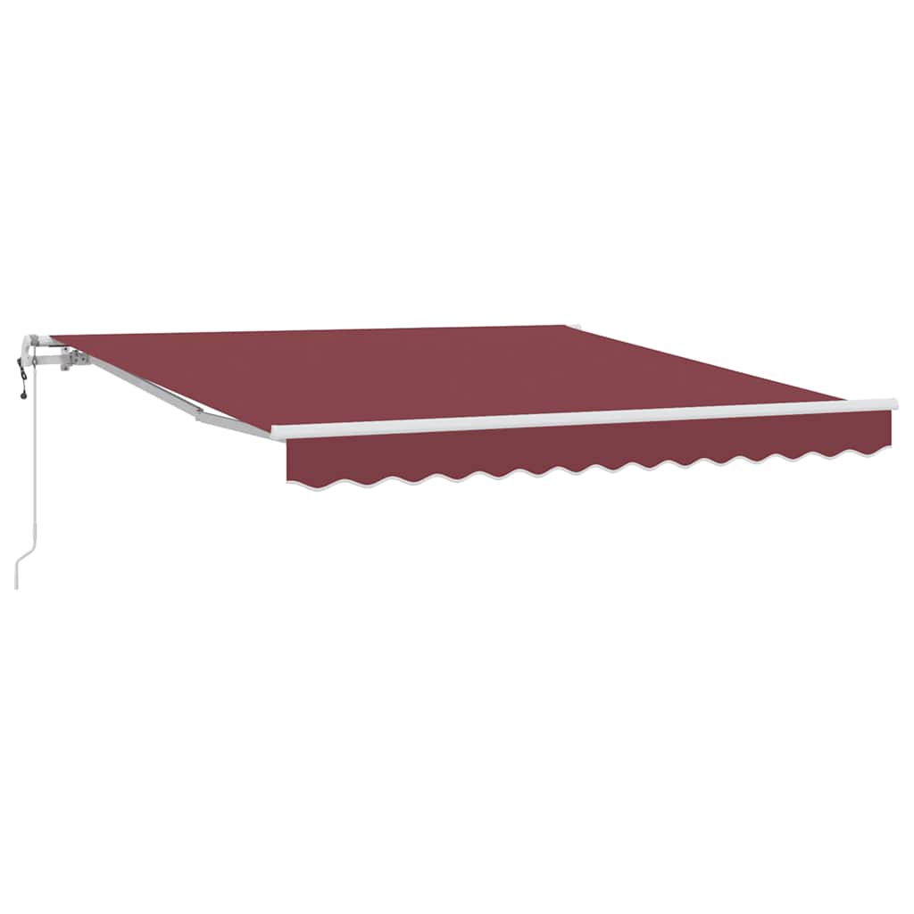 Toldo retrátil automático 300x250 cm bordô