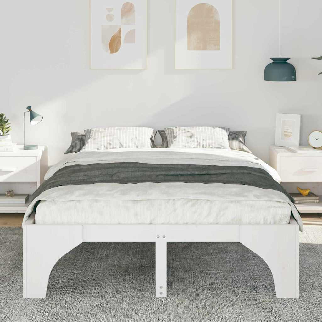 Estrutura da cama branco 150 x 200 cm