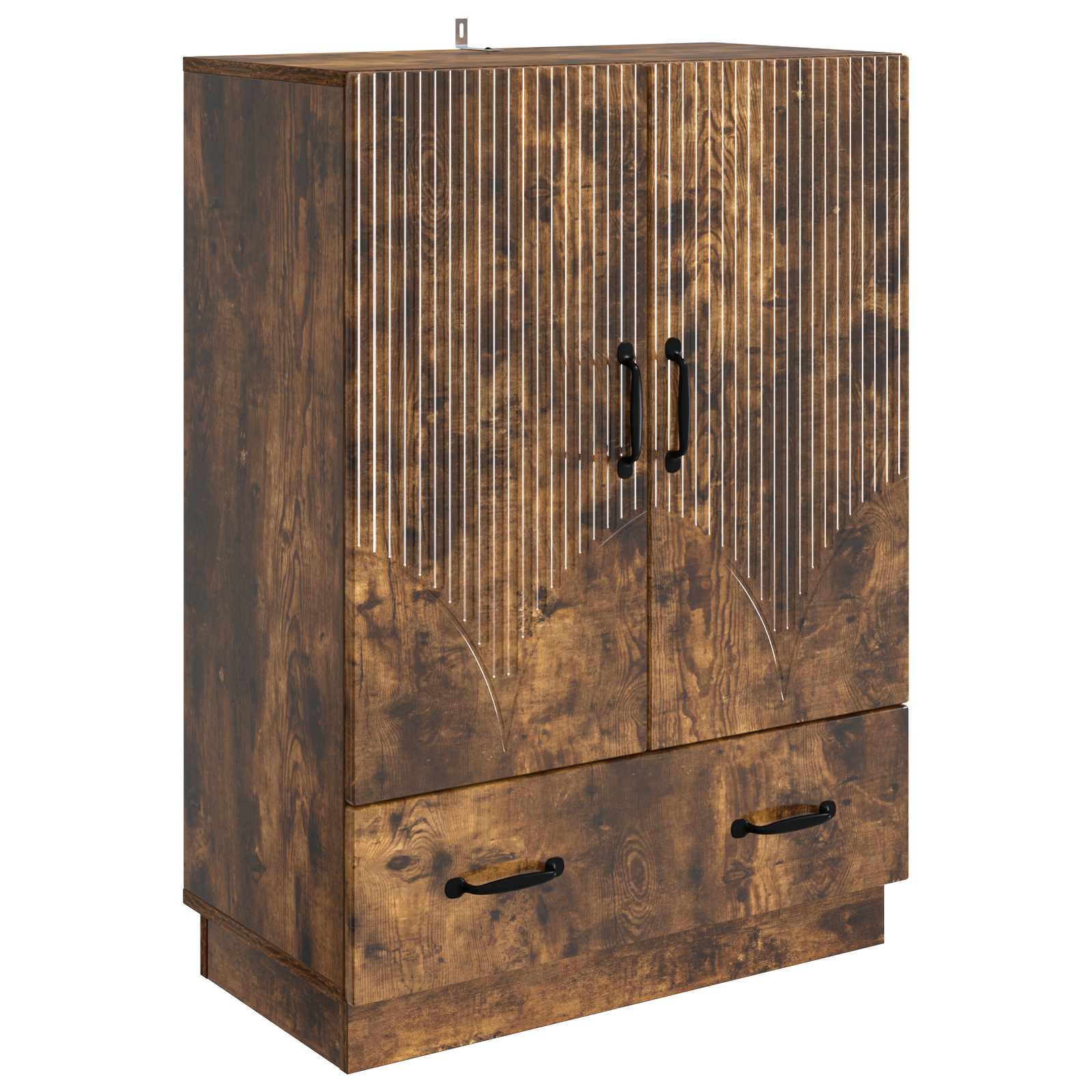 Buffet carvalho fumado 66 x 34,5 x 92 cm derivados de madeira