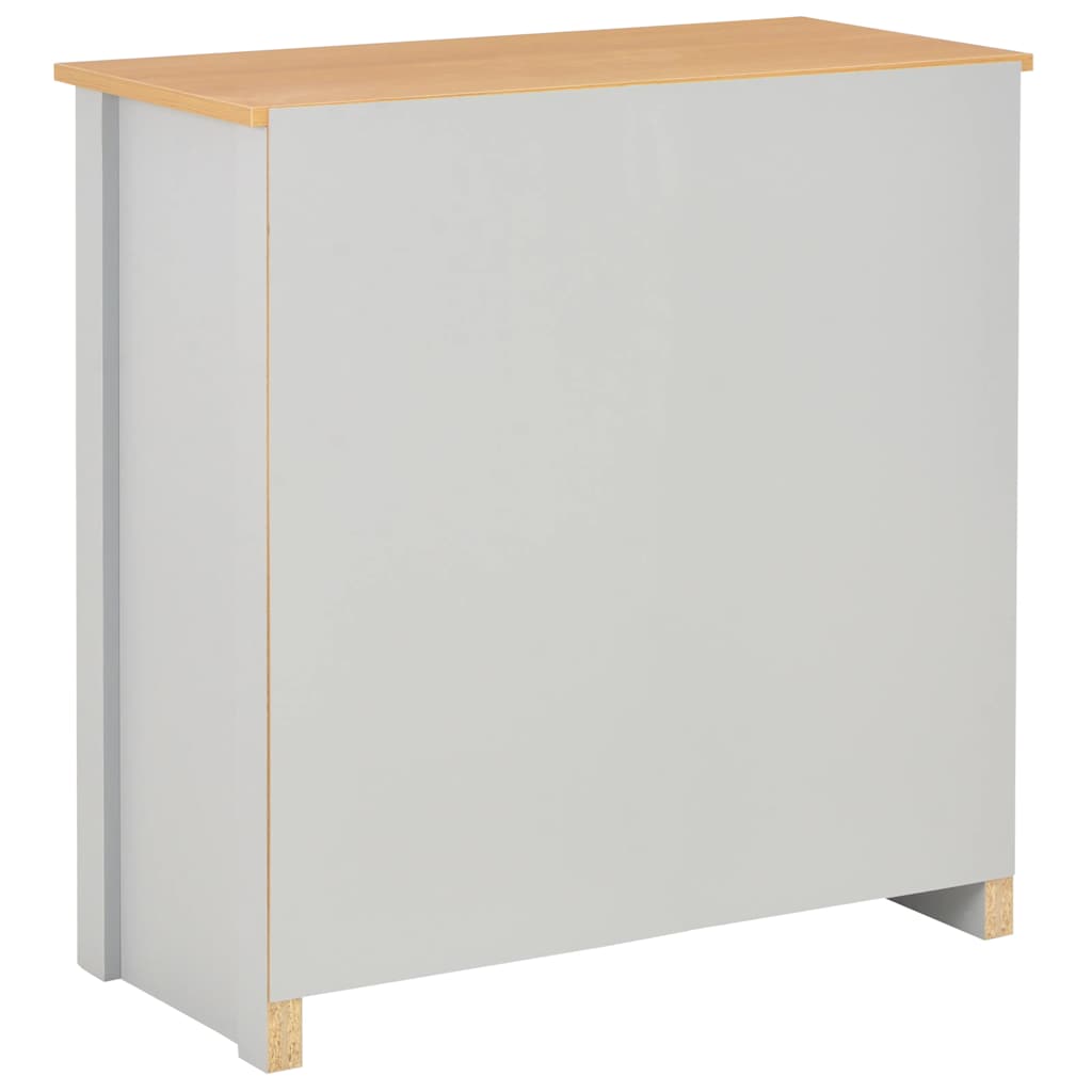 Aparador 79x35x81 cm cinzento