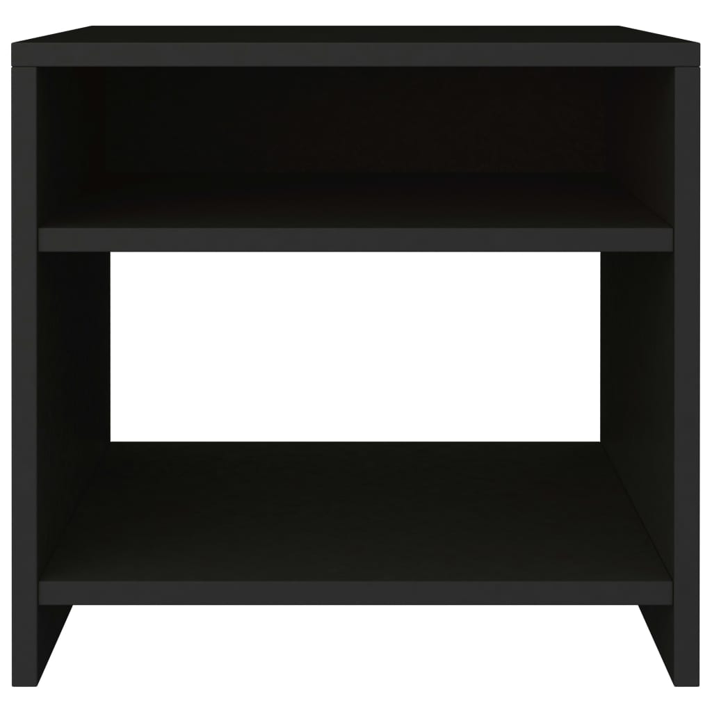 Mesa de cabeceira 40x30x40 cm derivados de madeira preto