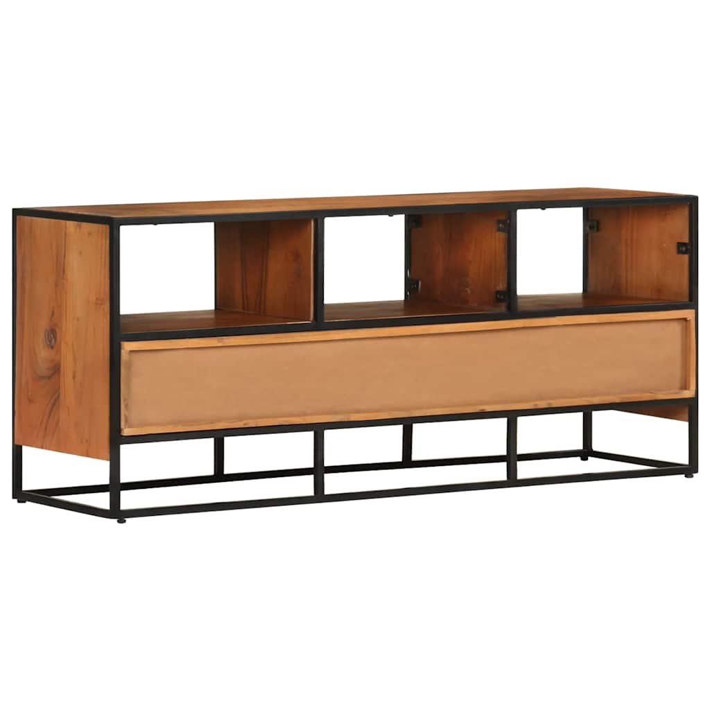 Móvel de TV 110x30x45 cm madeira de acácia maciça
