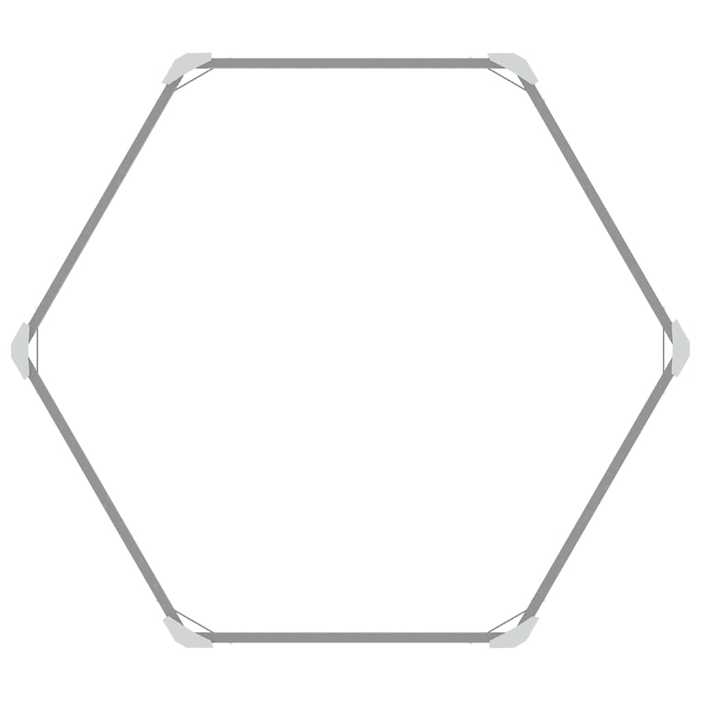 Canteiro elevado jardim aço galvanizado 129x129x77 cm antracite