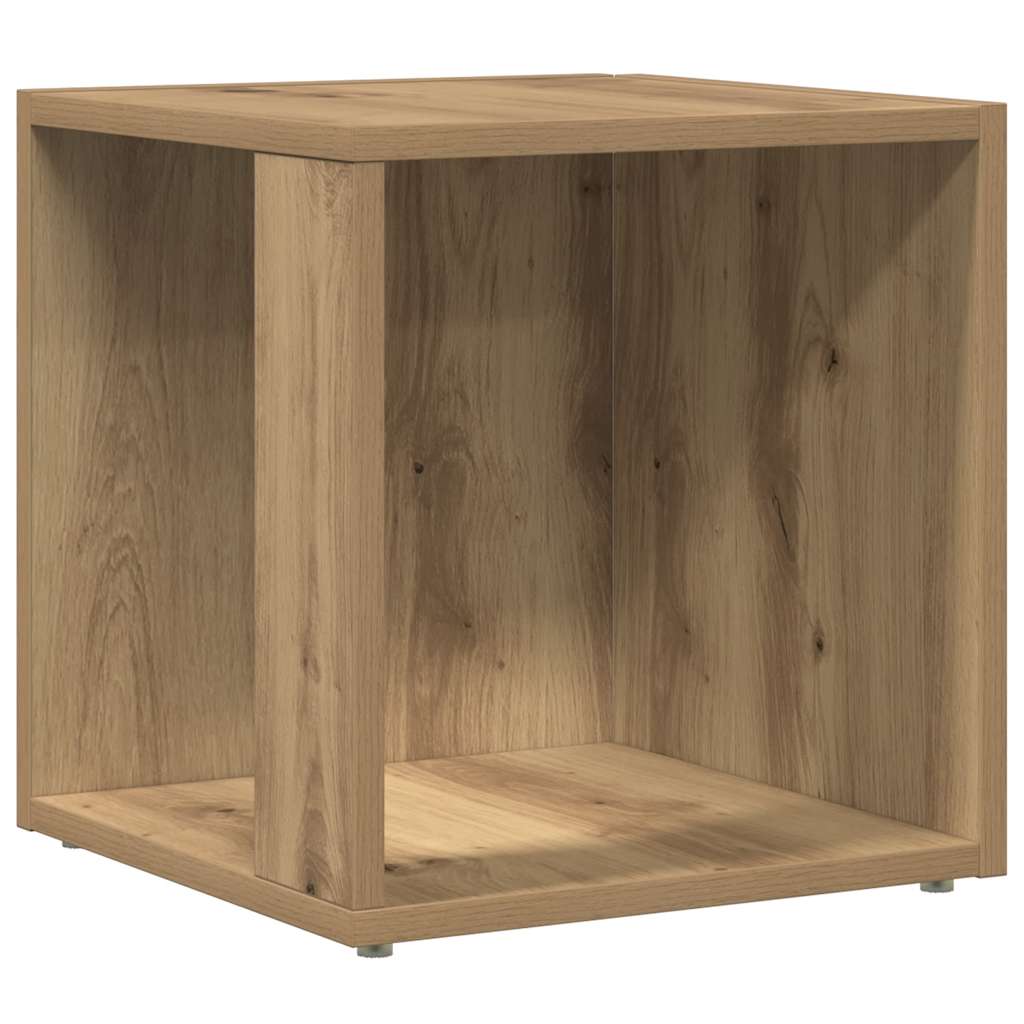 Mesa de apoio 33x33x34 cm derivados madeira carvalho artisiano