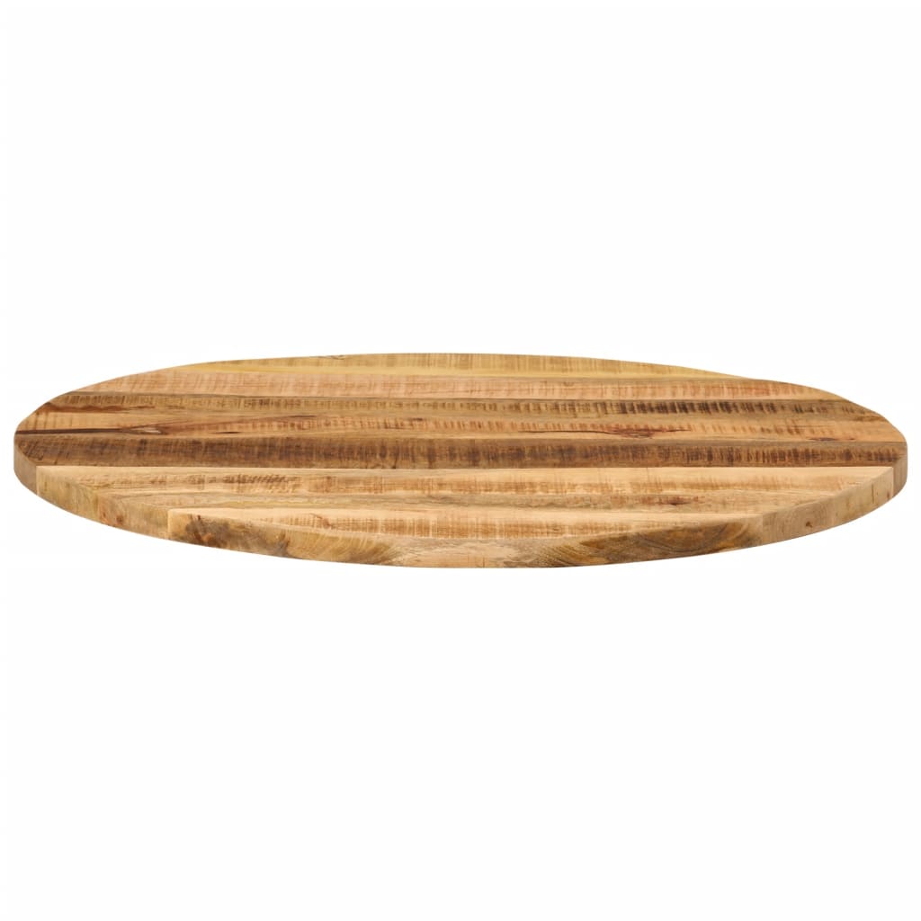 Tampo de mesa redondo ø90x2,5cm madeira mangueira áspera maciça