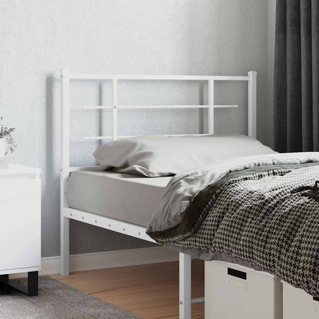 Cabeceira de substituição 107 cm metal branco