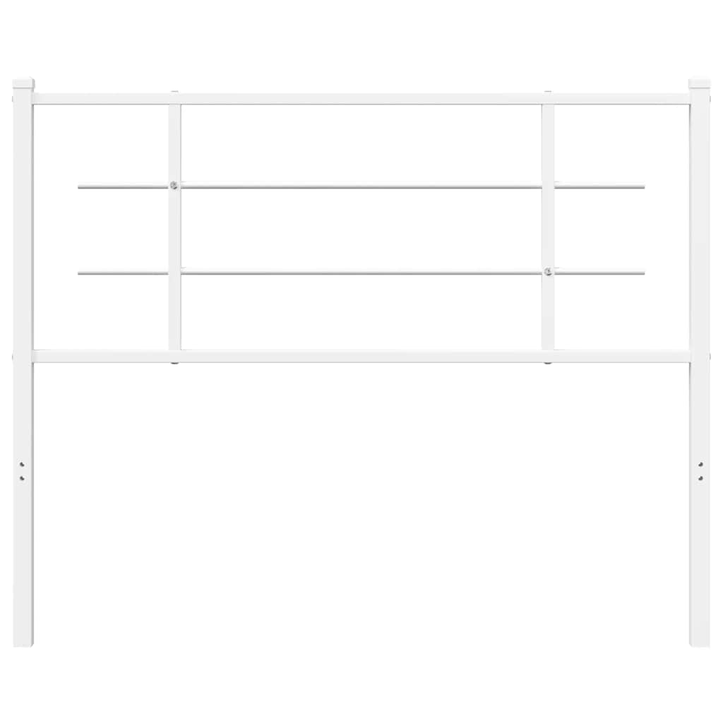 Cabeceira de substituição 107 cm metal branco