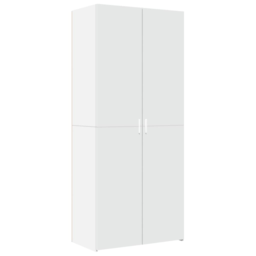 Armário alto 80x42,5x185 cm deriv. de madeira branco