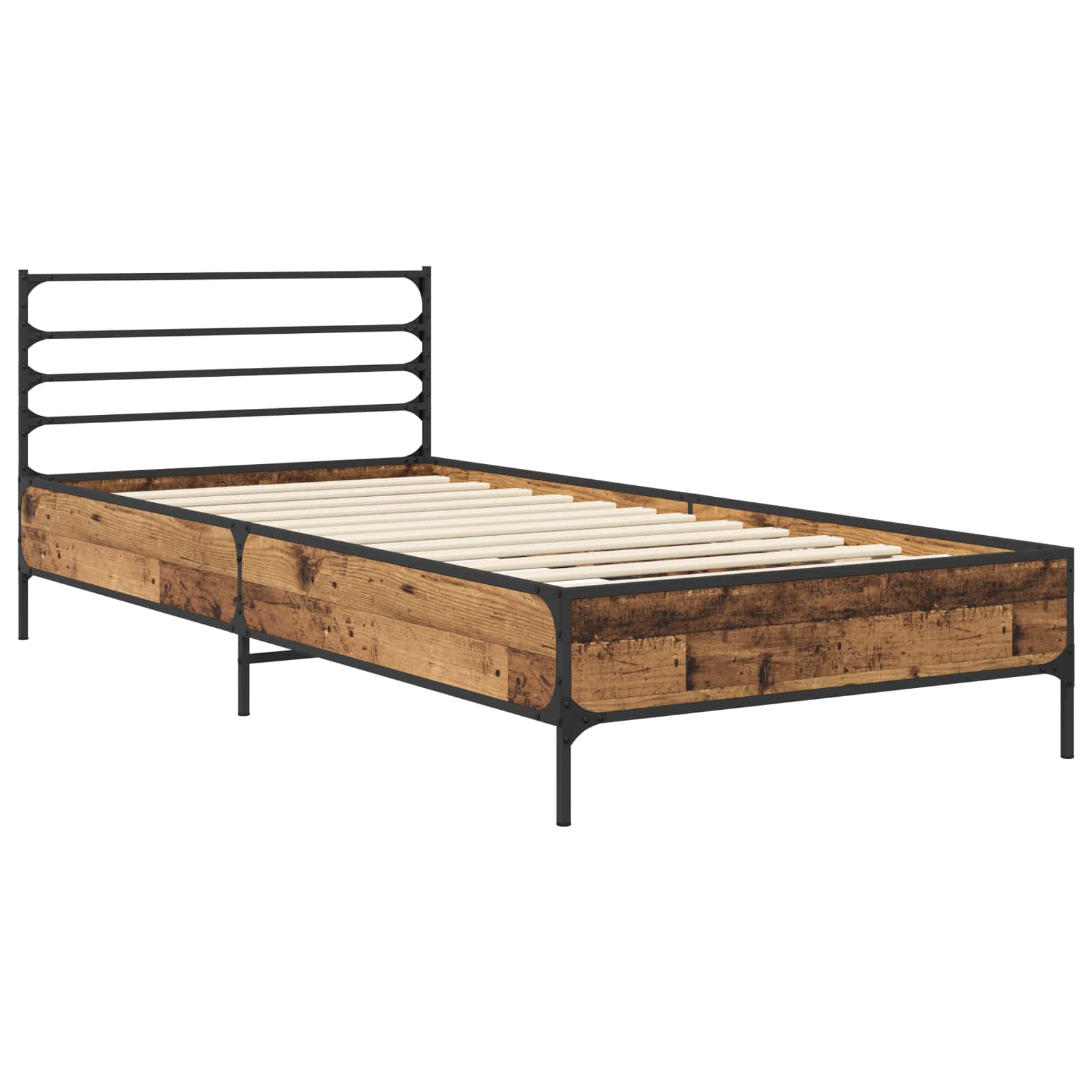 Estrutura da cama madeira antiga 80 x 200 cm