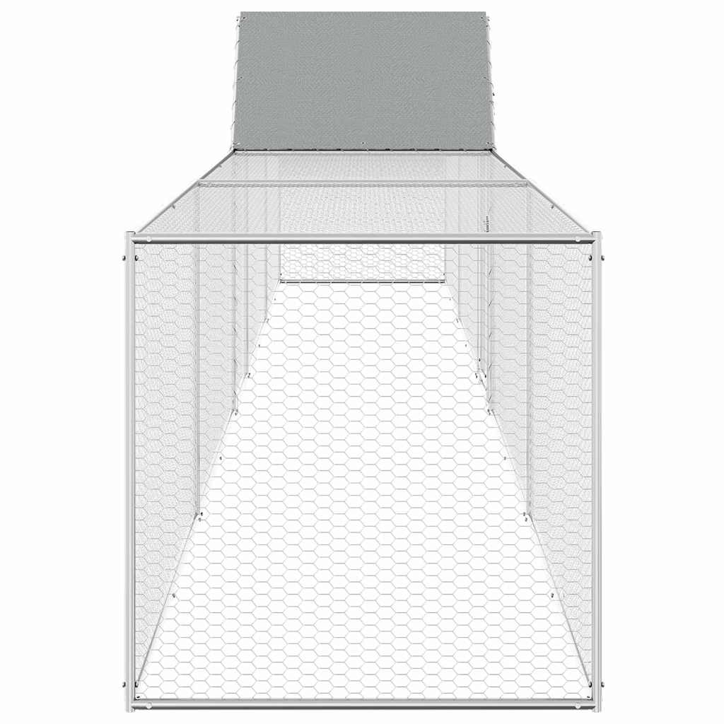 Galinheiro 9x1x1,5 m aço galvanizado