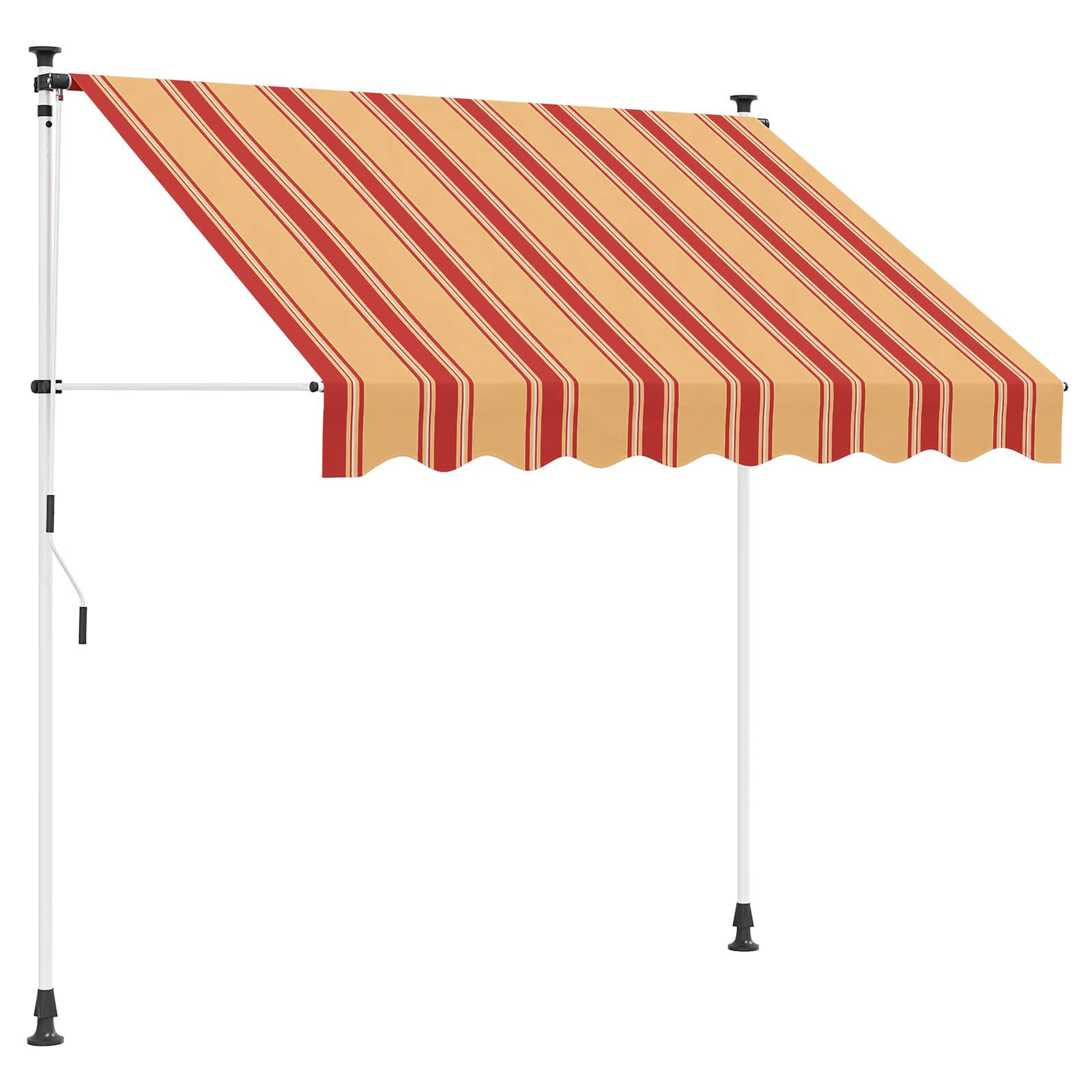 Toldo retrátil manual multicolor 250 x 115 x 300 cm
