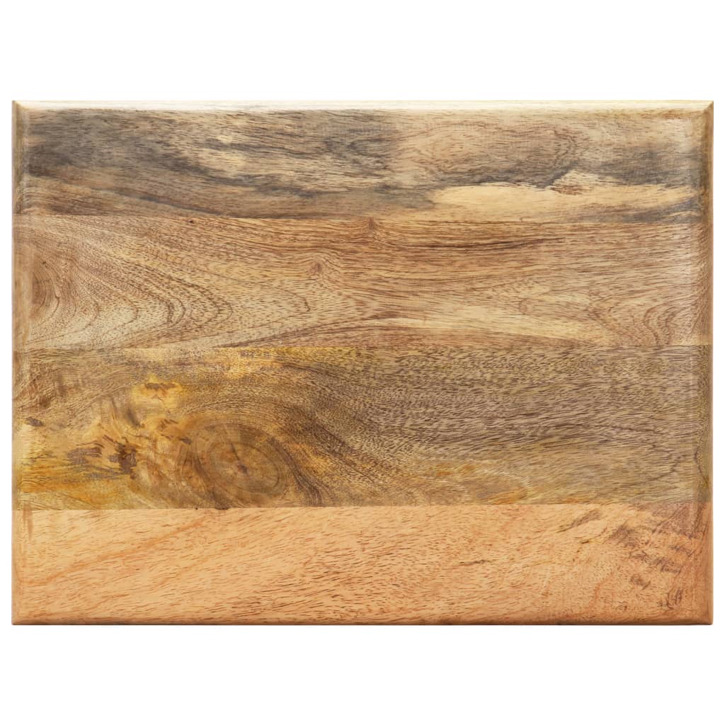 Porta-revistas 40x30x50 cm madeira de mangueira maciça e aço