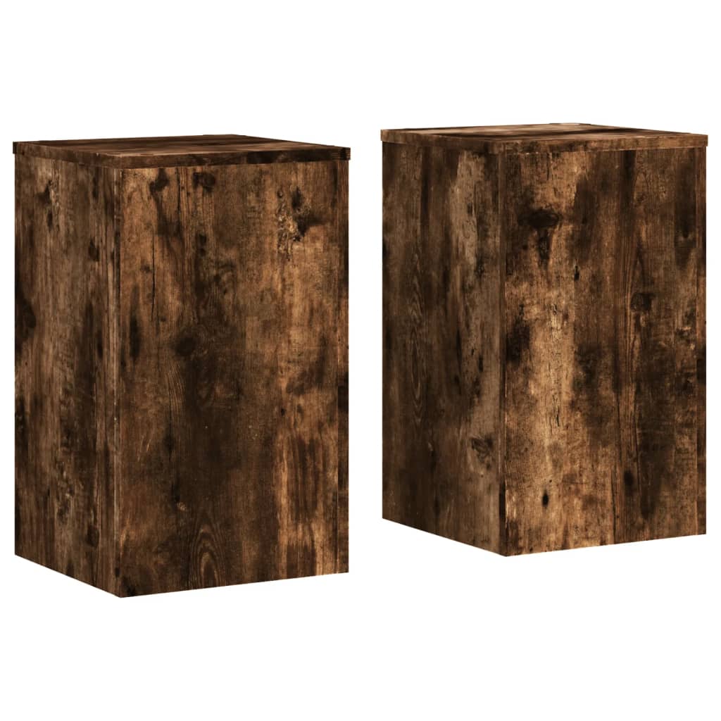 Suportes p/ plantas 2 pcs 30x30x50 cm derivados de madeira