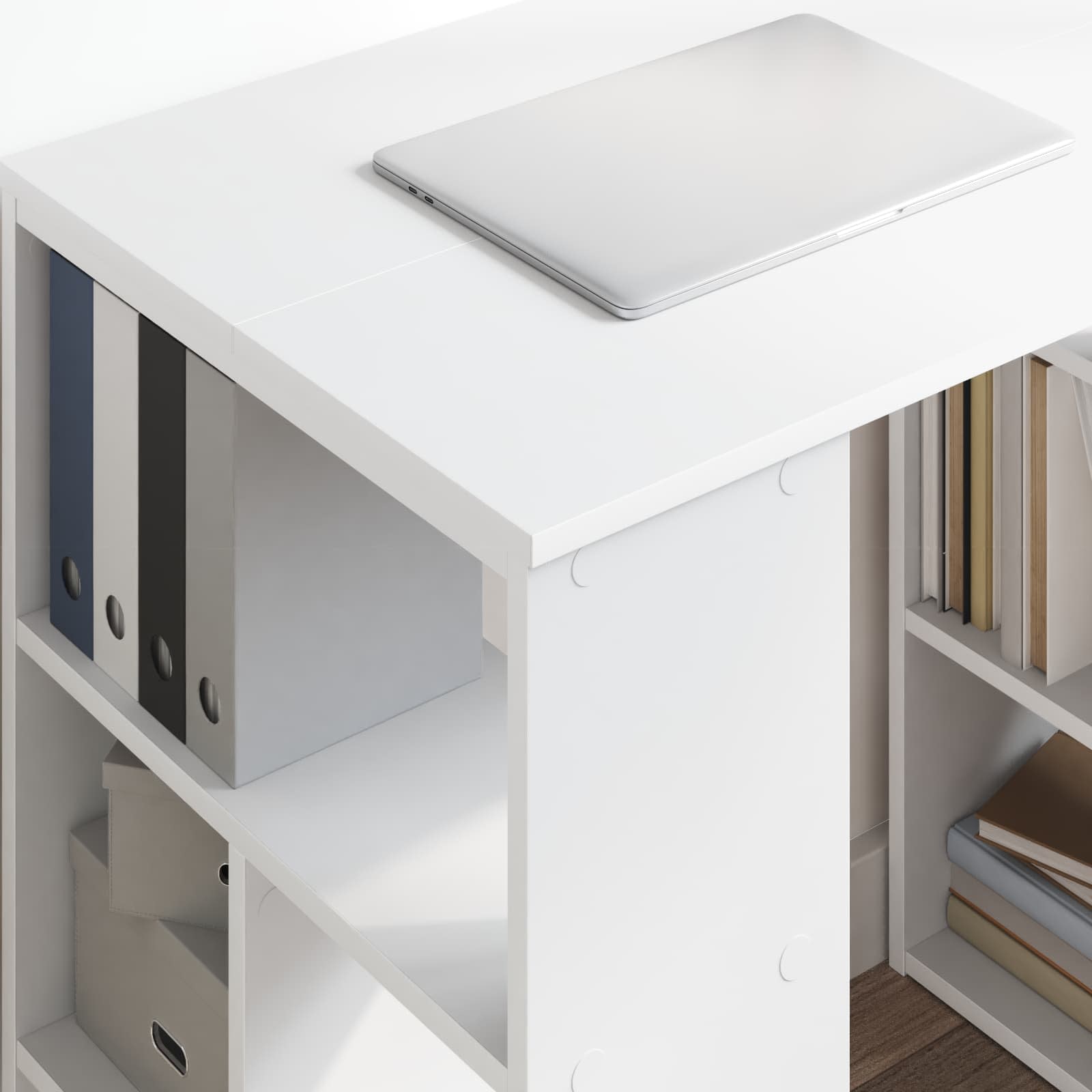 Mesa branco derivados de madeira 90 x 50 x 75 cm