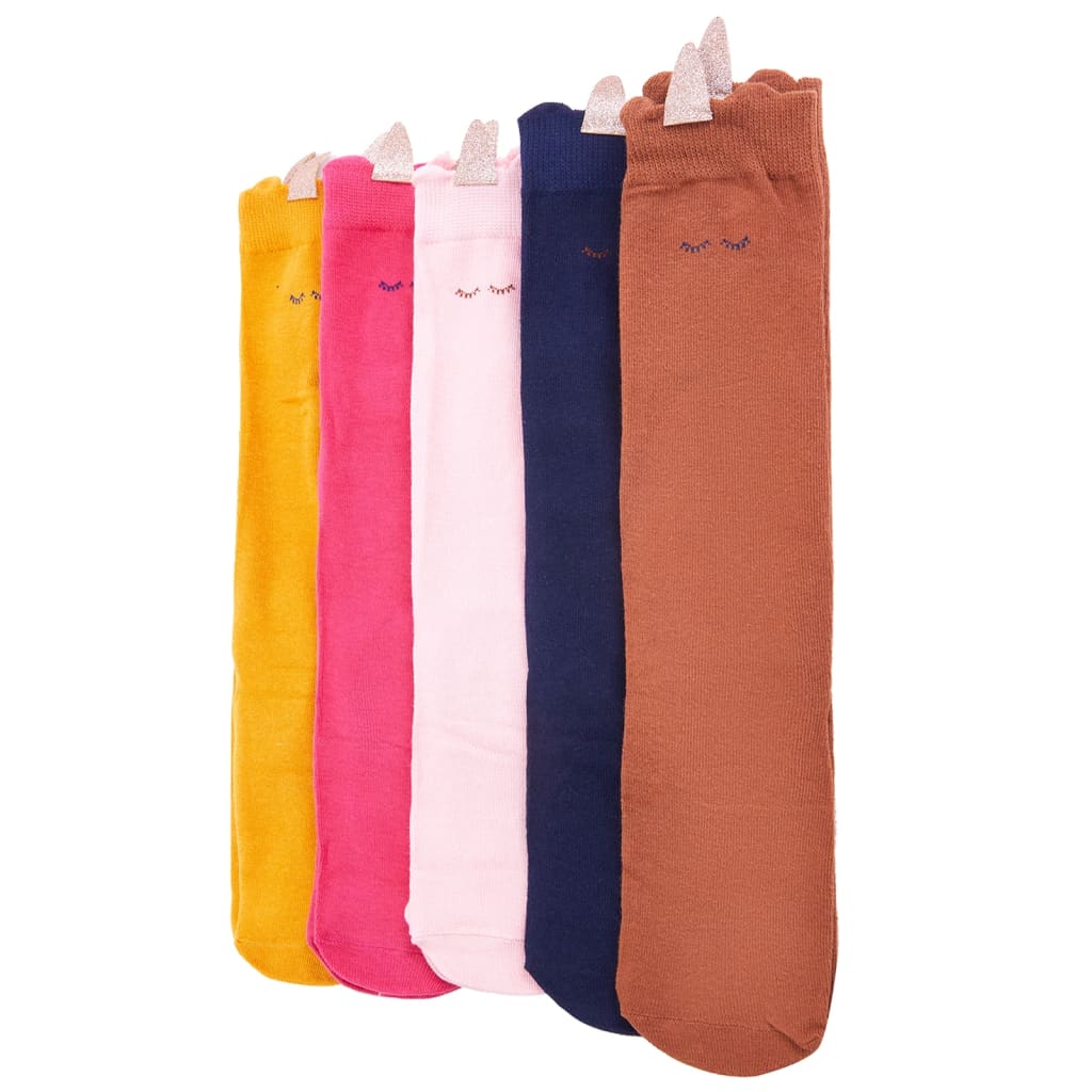 Meias para criança 5 pares ue 30-34