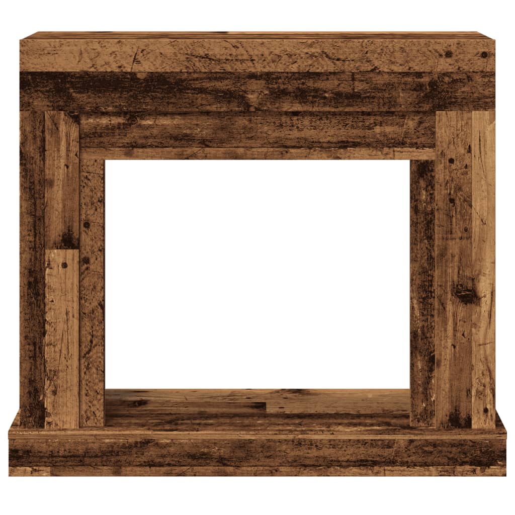 Cornija de lareira 100x30x87,5 cm derivados de madeira velha