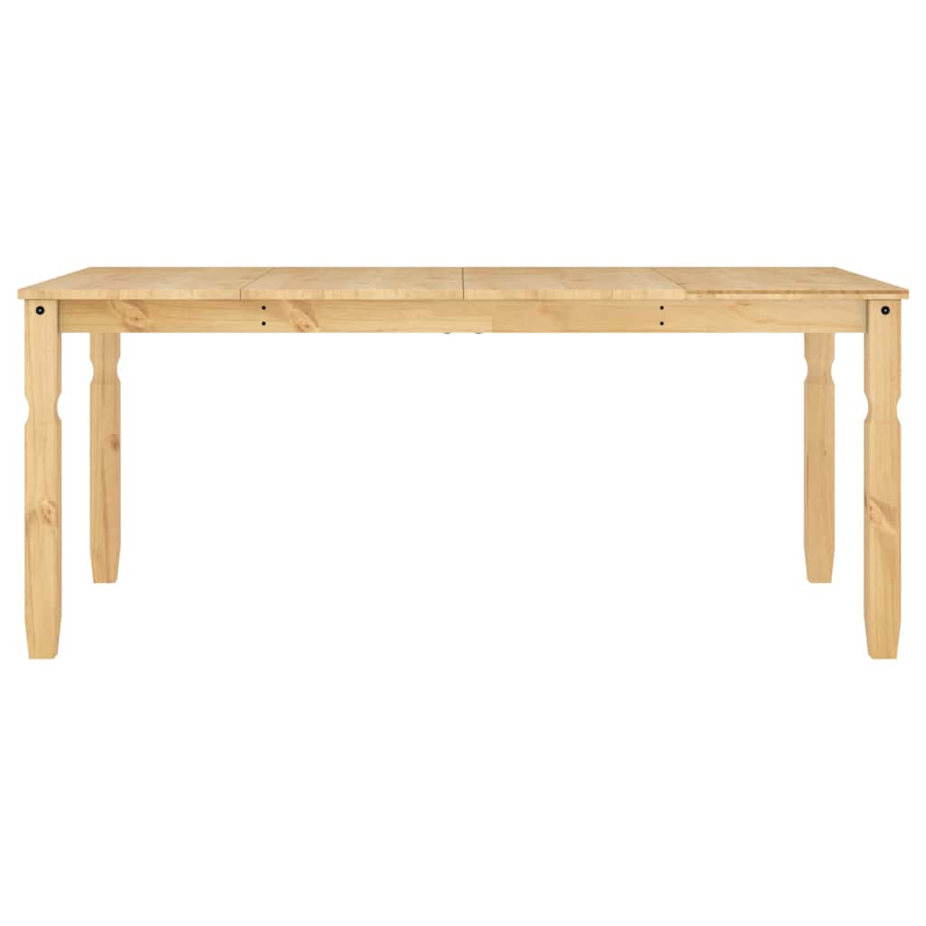 Mesa de jantar corona 180x90x75 cm madeira de pinho maciça
