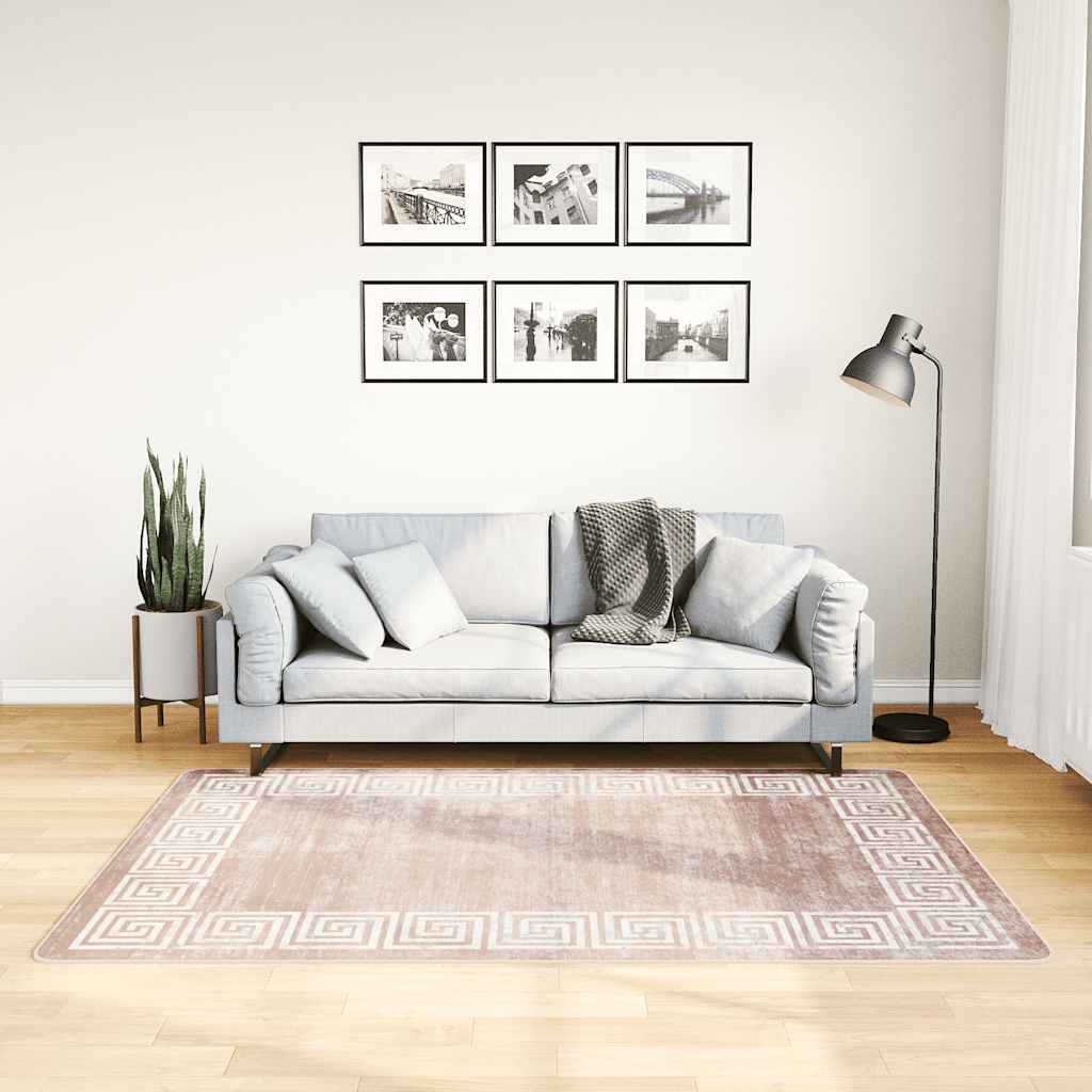 Tapete lavável 120x180 cm bege