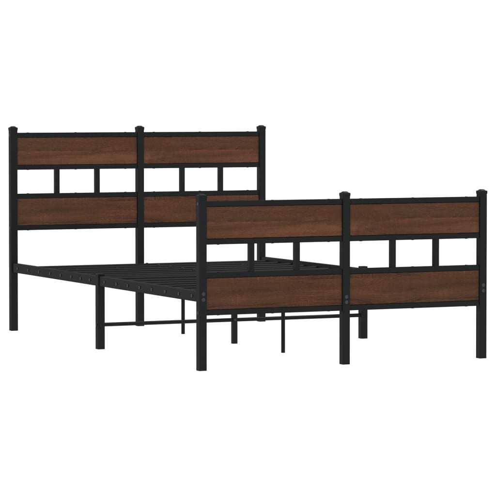 Cama sem colchão com cabeceira e pés 120x200 cm