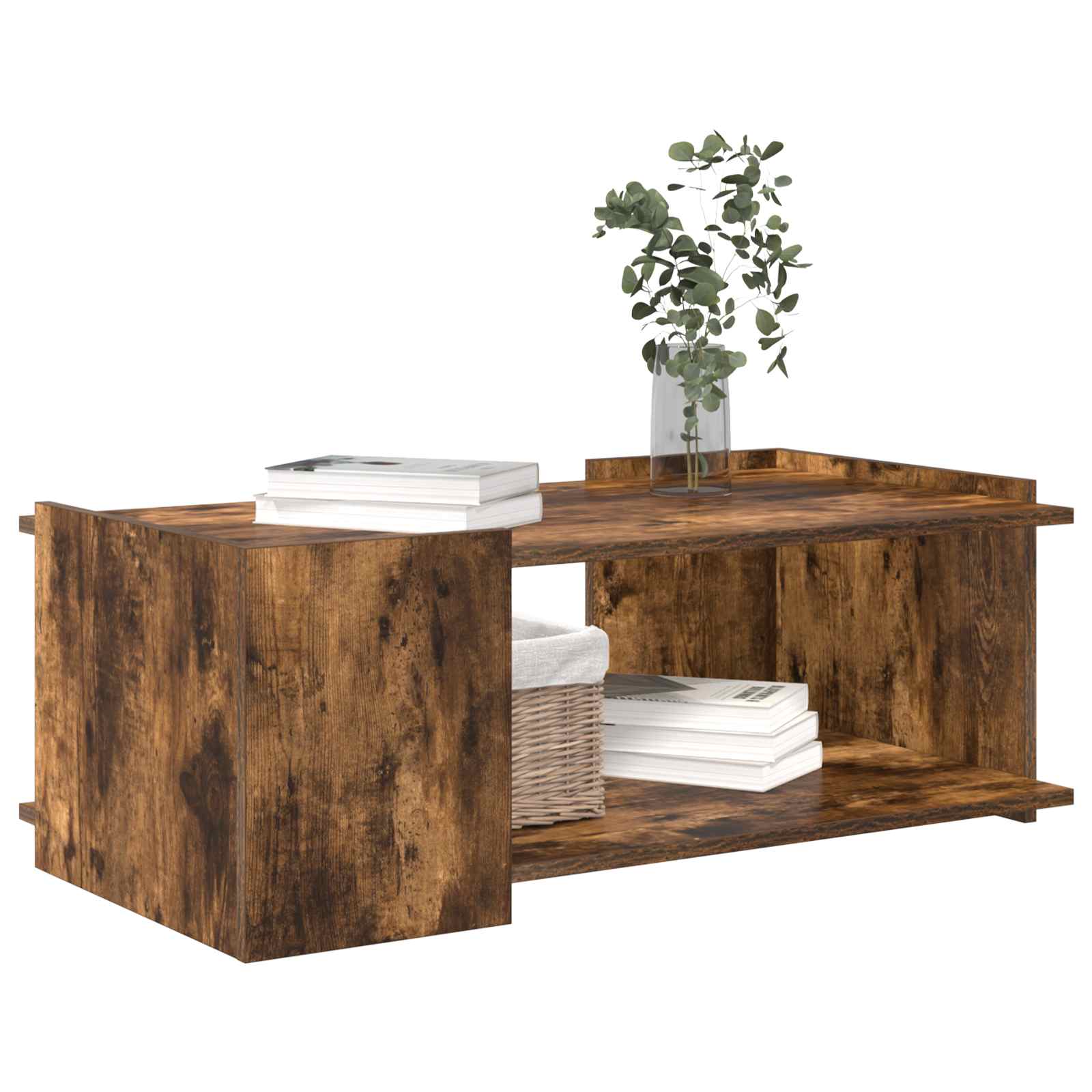 Mesa de centro carvalho fumado 90 x 50 x 33 cm