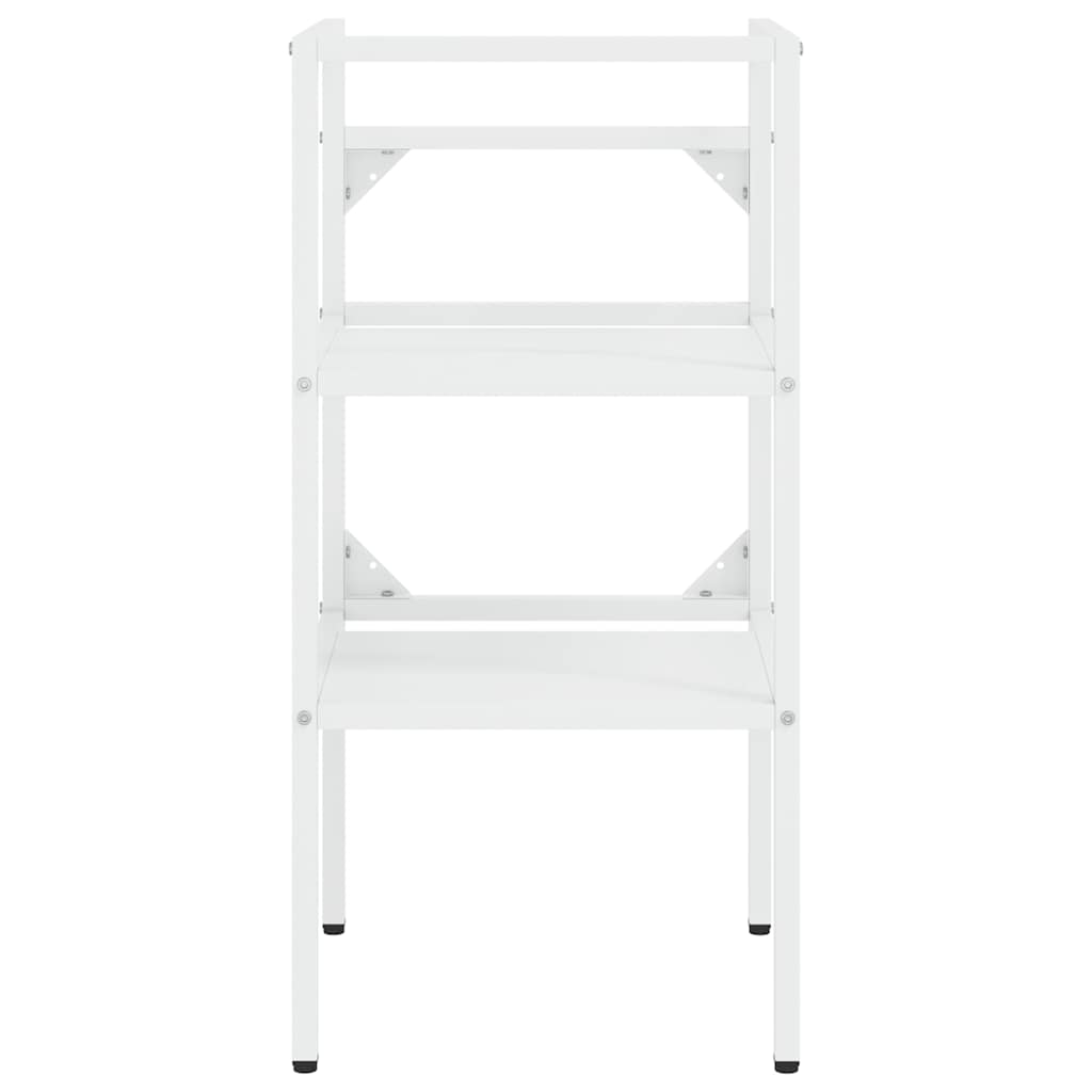 Estrutura p/ lavatório casa de banho ferro 40x38x83 cm branco