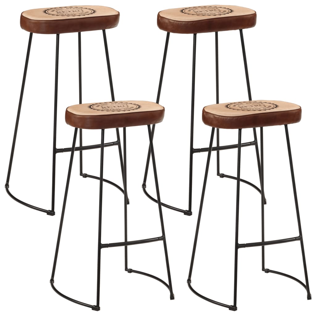 5 Pcs conj. de bar madeira de mangueira áspera maciça e metal